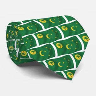 Cocoseilanden Vlag Stropdas
