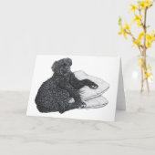 Cocotte - carte de voeux vierge (Fleur jaune)