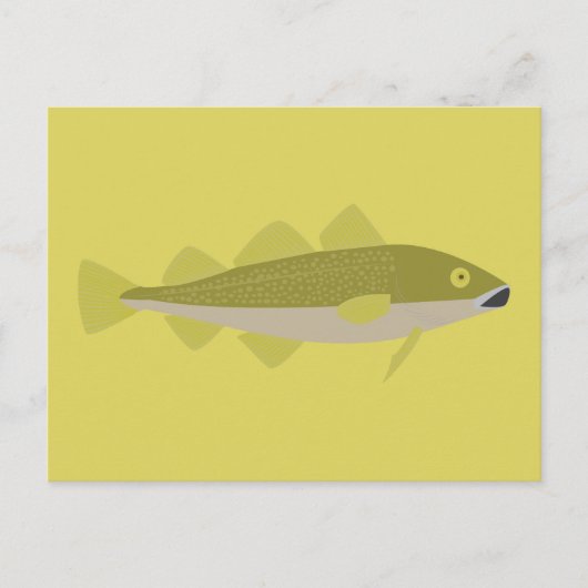 Cod Fish Briefkaart (Voorkant)