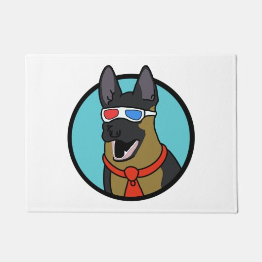 CoD German Shepherd Ik heb geen idee wat ik doe Deurmat (Voorkant)