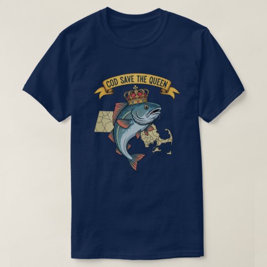 Cod Save the Queen T-shirt (Design voorkant)