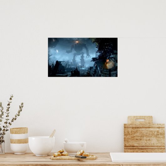 COD Zombies Origins Zombie Map Poster (Keuken)