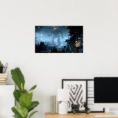 COD Zombies Origins Zombie Map Poster (Thuiskantoor)