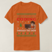 Codage À Travers Le Programmeur Codeur Neige Sweat (Design devant)