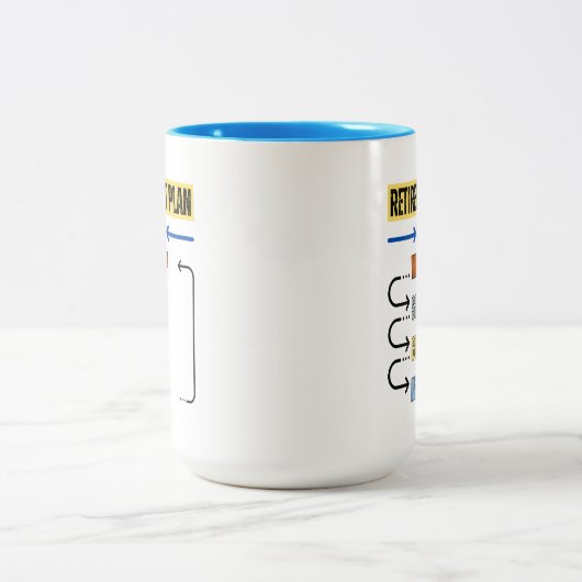 Codage - Régime de retraite 2024 Mug (Centre)