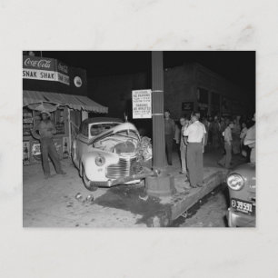 Code 20, 11th & Hill St, Los Angeles, 1951  Briefkaart