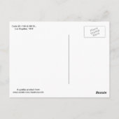 Code 20, 11th & Hill St, Los Angeles, Vintage 1951 Briefkaart (Achterkant)