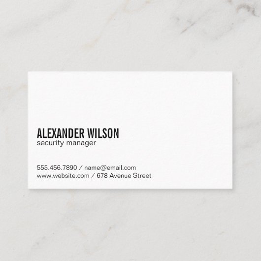 Code Achtergrond | Online Secure Key Hole-Logo Visitekaartje (Achterkant)