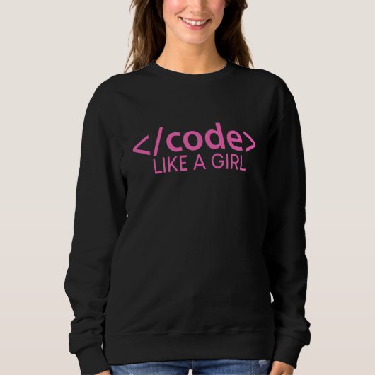 Code Als Een Meisje T-shirt (Voorkant)