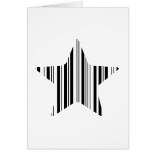 CODE BARRE STAR Modèle de code-barres stellaire