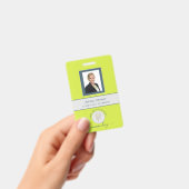 Code-barres - Carte d'identité de la photo Badge v (Manuel / portable)