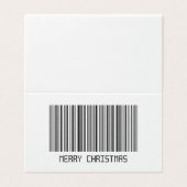 Code-barres Joyeux Noël (Outside Unfolded)