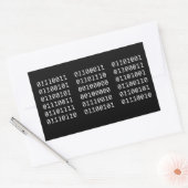 Code binaire autocollant (Enveloppe)
