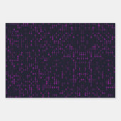 Code binaire Feuilles de papier à enveloppement no (Devant 2)
