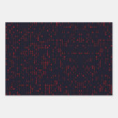 Code binaire Feuilles de papier à enveloppement no (Devant)