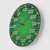 Code binaire Horloge murale décorative (Angle)