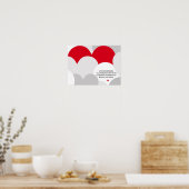 Code binaire Je vous aime poster coeur Geek (Cuisine)