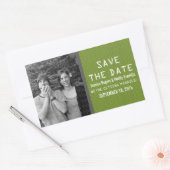 Code binaire vert Photo Enregistrer les stickers d (Enveloppe)