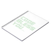 CODE BLESS YOU! (geek, religie, informatica) Notitieboek (Linkerzijde)