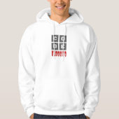 CODE Blooded Coded Computer Programmer Funny Hoodie (Voorkant)