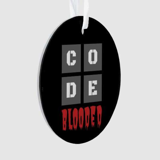 CODE Blooded Computer Programmer Funny (devant)