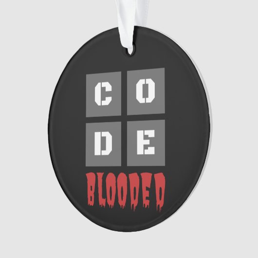 CODE Blooded Computer Programmer Funny (devant)