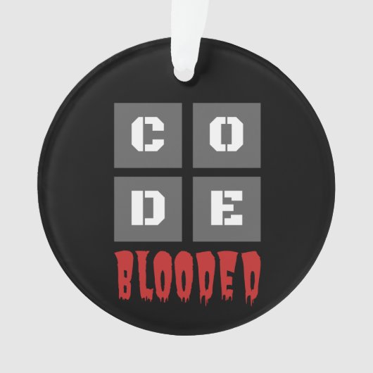 CODE Blooded Computer Programmer Funny (devant)