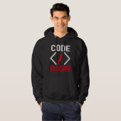 Code-Blooded Grappige Computer Programmeur Hoodie (Voorkant volledig)