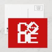 CODE BRIEFKAART (Voorkant / Achterkant)