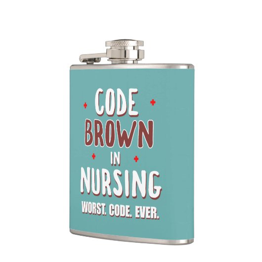 Code Bruin Verpleegkunde Slechtste Code ooit Heupfles (Links)