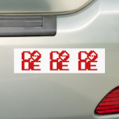 CODE BUMPERSTICKER (Op auto)