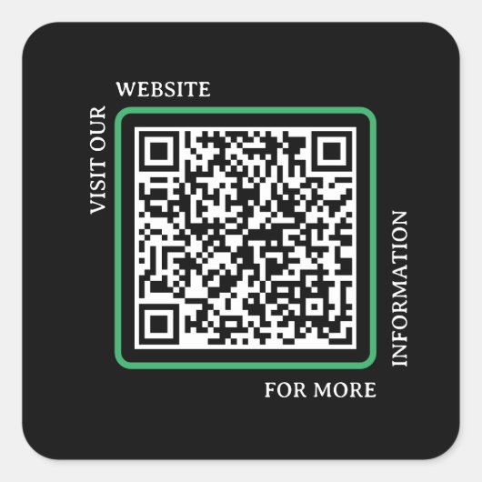 Code carré : Sticker pour connexion professionnell (Devant)