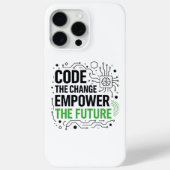 "Code Change Empower Future Case | Tech Revolutie (Achterkant)
