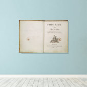 Code civiel, open op de titelpagina, 1804 canvas afdruk (Insitu (Houten vloer))