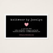 Code Coupon Coeur Rose Petite entreprise (Dos)