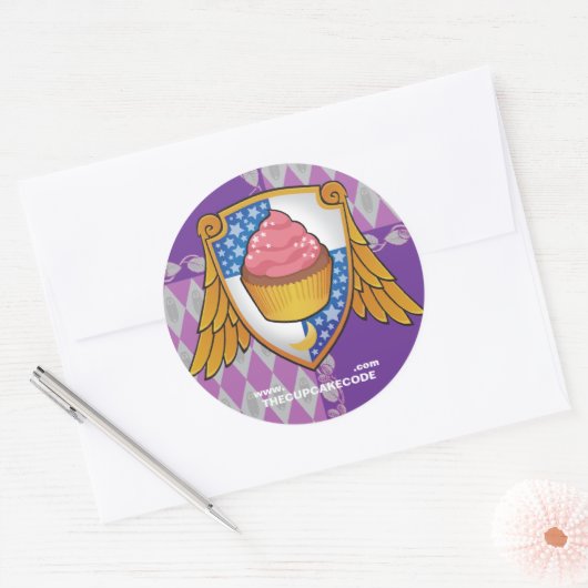 CODE CUPCAKE - Sticker (Enveloppe)