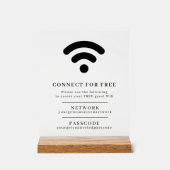 Code d'accès réseau Wifi informations d'invité cod (Recto)