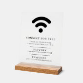 Code d'accès réseau Wifi informations d'invité cod (Angle)