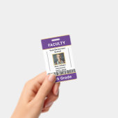 Code de l'enseignant de l'école Badge Modèle W/ Co (Manuel / portable)
