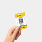 Code de l'enseignant de l'école Badge Modèle W/ Co (Manuel / portable)