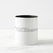 Code de l'ordinateur Café Mug (Centre)