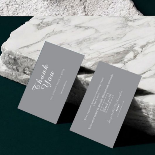 Code de réduction pour cartes de remerciement Exam