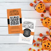 Code de remise Halloween moderne Cartes de visite