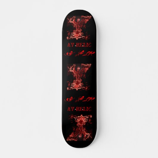 Code de skateboard AVrelic Phoenix rouge (Devant)