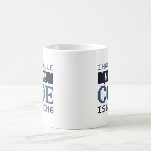 Code de travail café Mug (Centre)