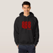 Code de zone Trini Sweat - shirt à capuche 868 (Devant entier)