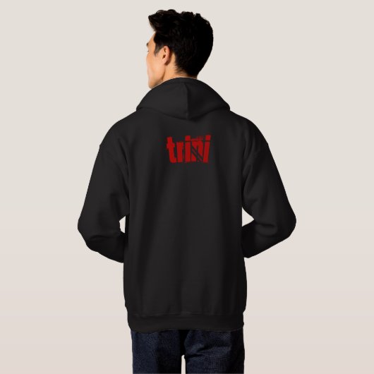 Code de zone Trini Sweat - shirt à capuche 868 (Dos entier)