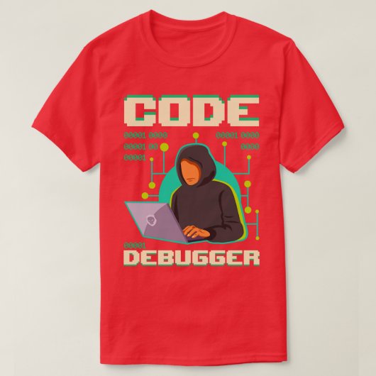 Code Debugger Programmer S T-shirt (Design voorkant)