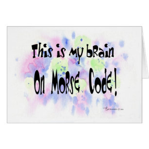 Code du cerveau sur le morse