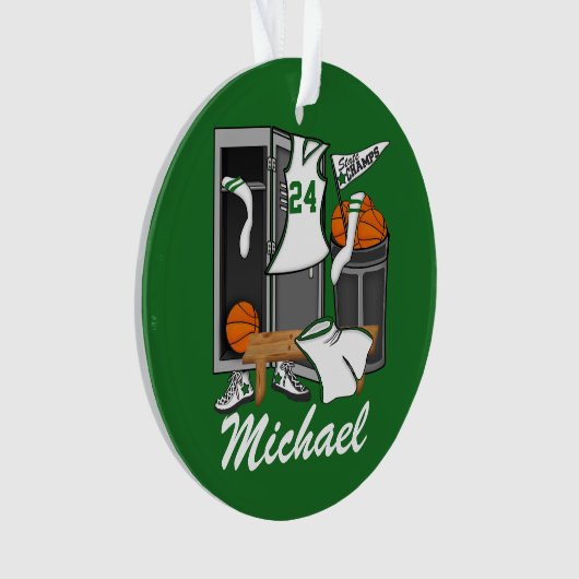 Code du joueur personnalisé de la chambre de baske (devant)